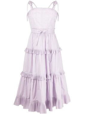 Ulla Johnson Lune Tiered Ruffle Midi Dress